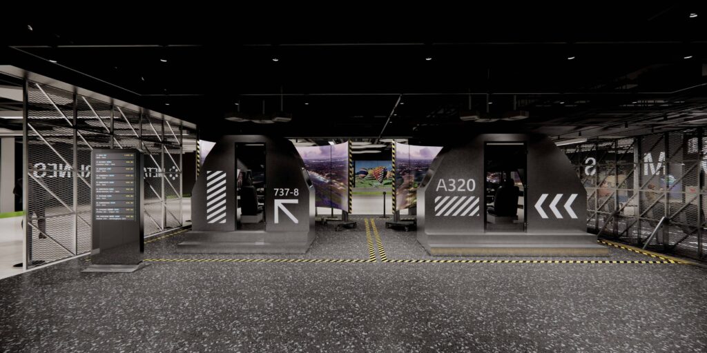「沅星航空-首都飛行教育中心」是位於台北市松山機場-國內線航站2樓（圖：沅星航空）